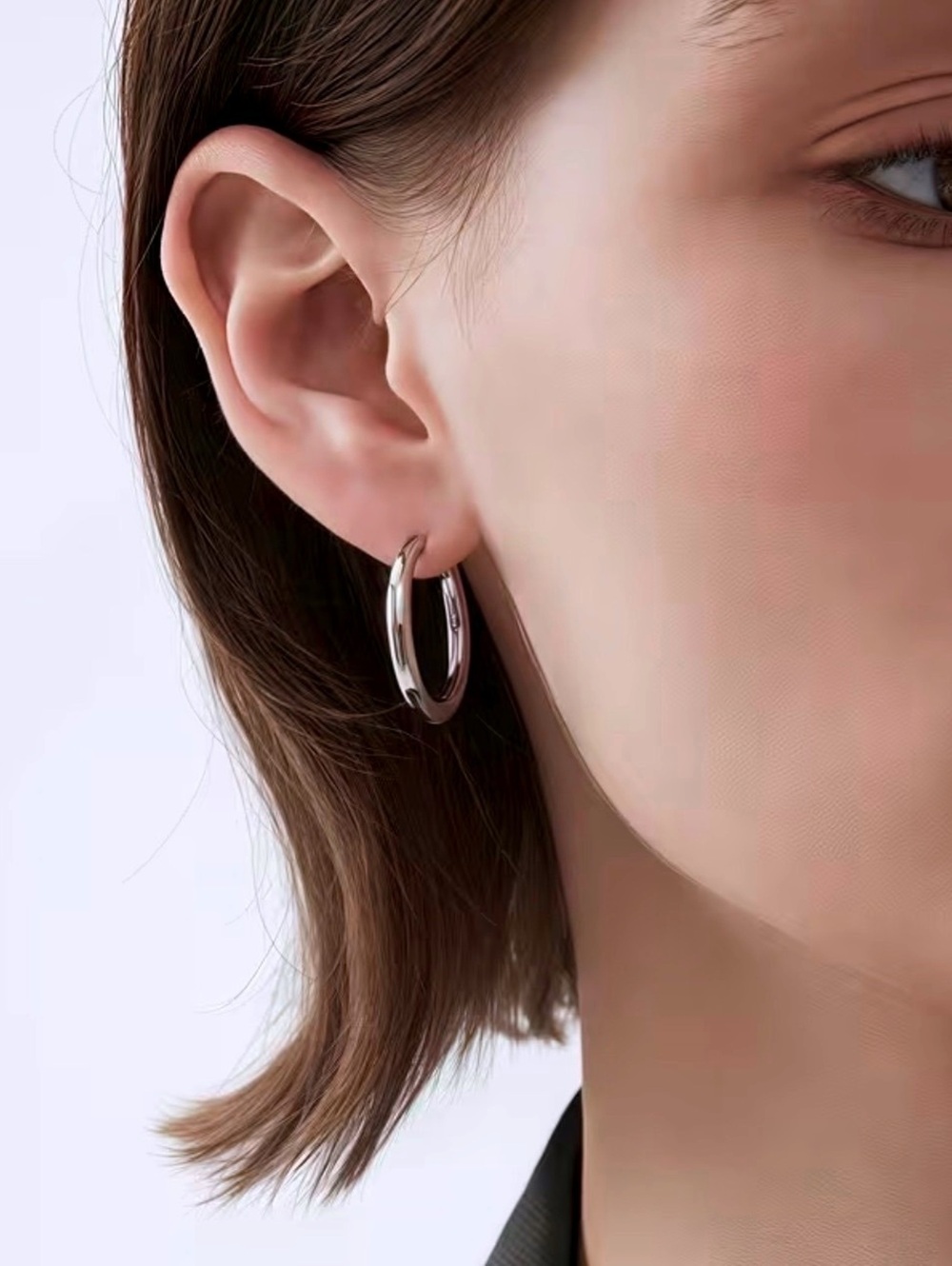 New -Gorgeous -Stainless Steel Hoop-Dangle-Drop Earrings